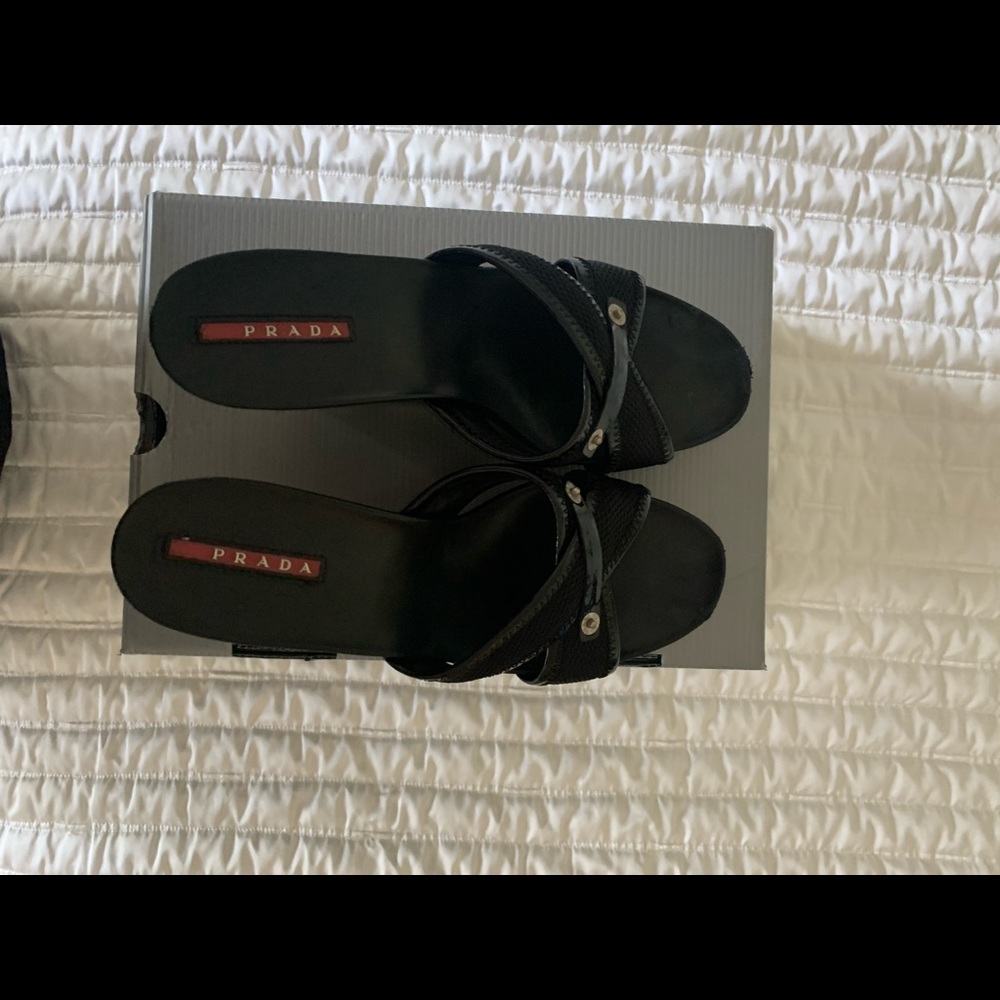 Prada wedges